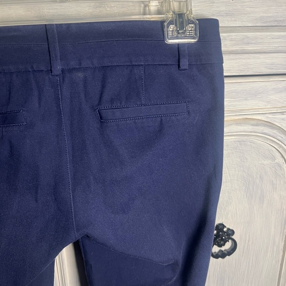 Lilly Pulitzer Midnight Navy Low-Rise Stretch Dressy Cropped Pants - Picture 7 of 7